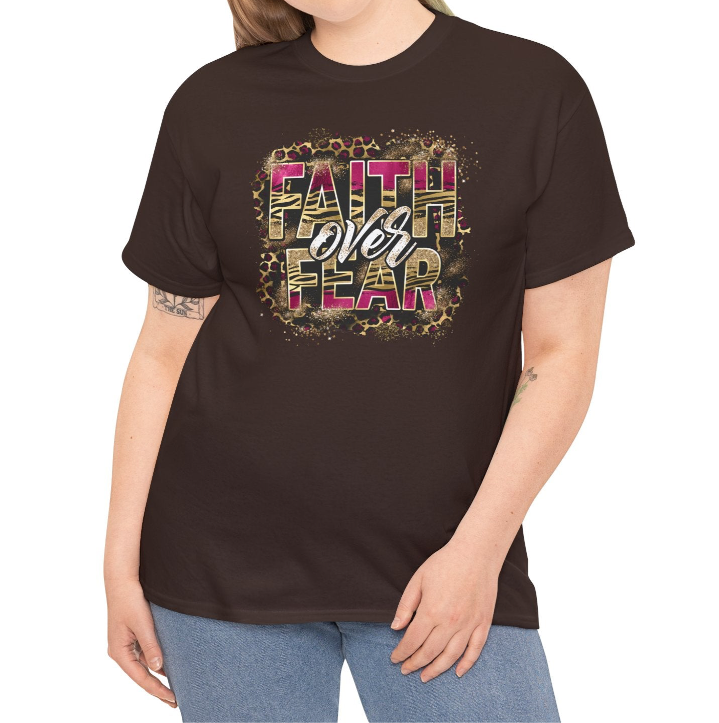 Faith Over Fear | Cotton Tee - Kim’s Signature Beauty & Accessories