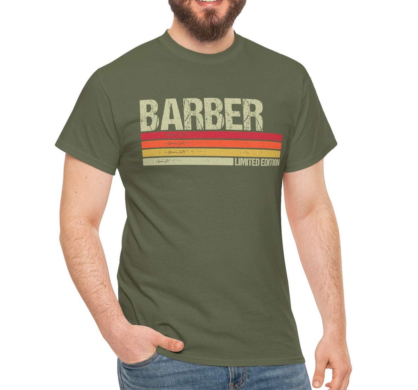 Barber-Unisex Heavy Cotton Tee - Kim’s Signature Beauty & Accessories