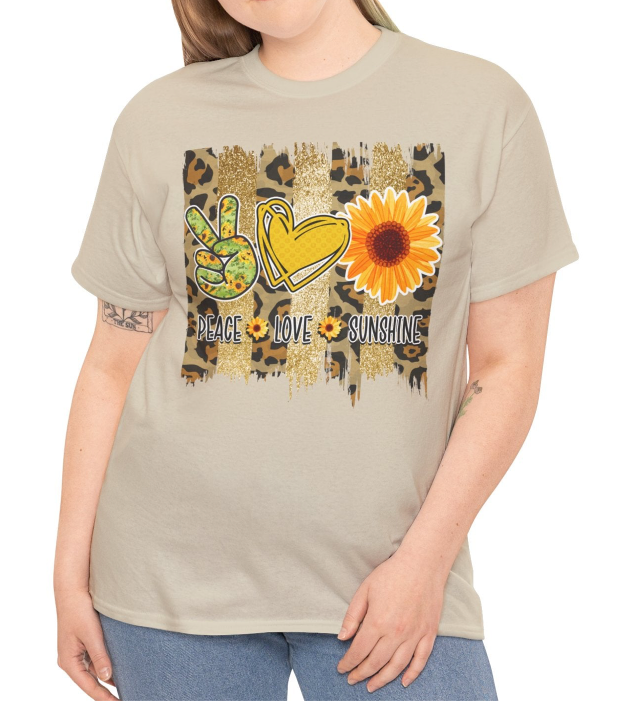 Peace, Love, Sunshine Tee - Kim’s Signature Beauty & Accessories