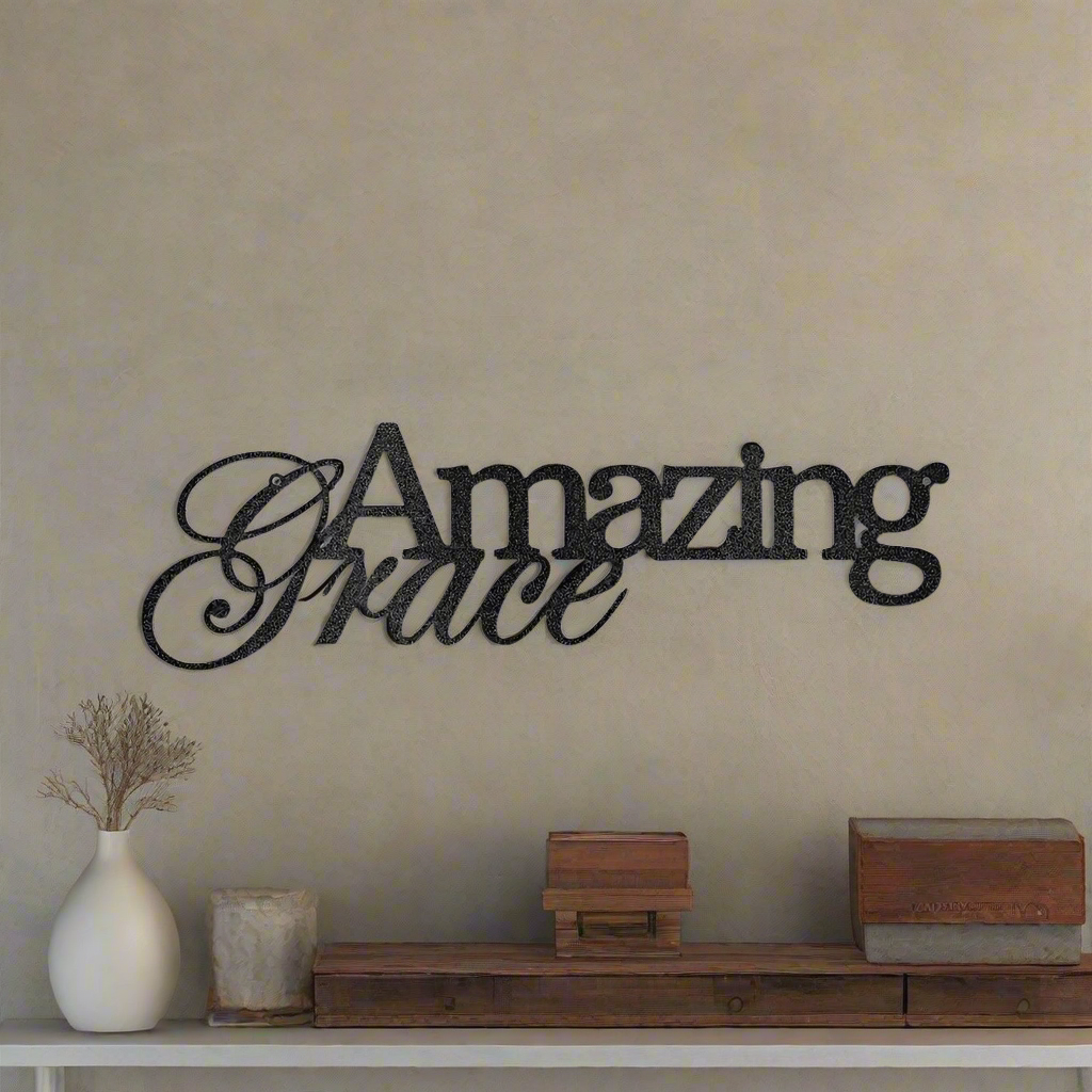 Amazing Grace - Steel Sign - Kim’s Signature Beauty & Accessories