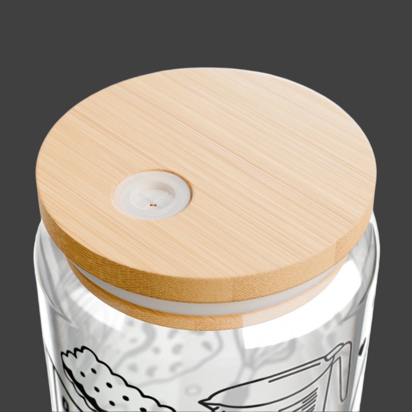 Bakers Love Sipper Glass - Kimās Signature Beauty & Accessories