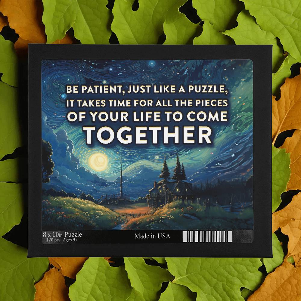 Be Patient Puzzle 120 piece puzzle - Kim’s Signature Beauty & Accessories