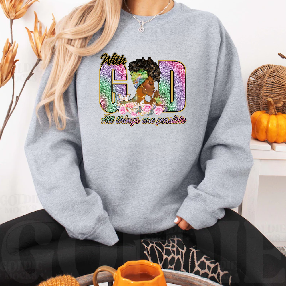 Beautiful Graceful in Prayer Sweatshirt - Kim’s Signature Beauty & Accessories
