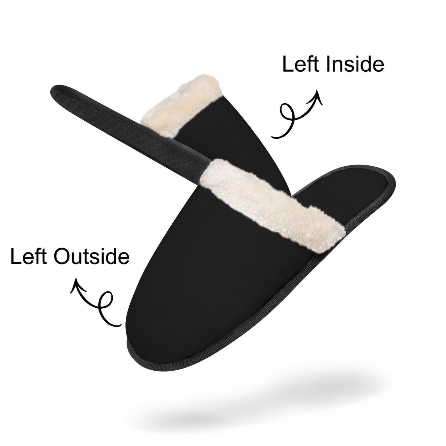 Black | Unisex Cozy Slippers - Kim’s Signature Beauty & Accessories