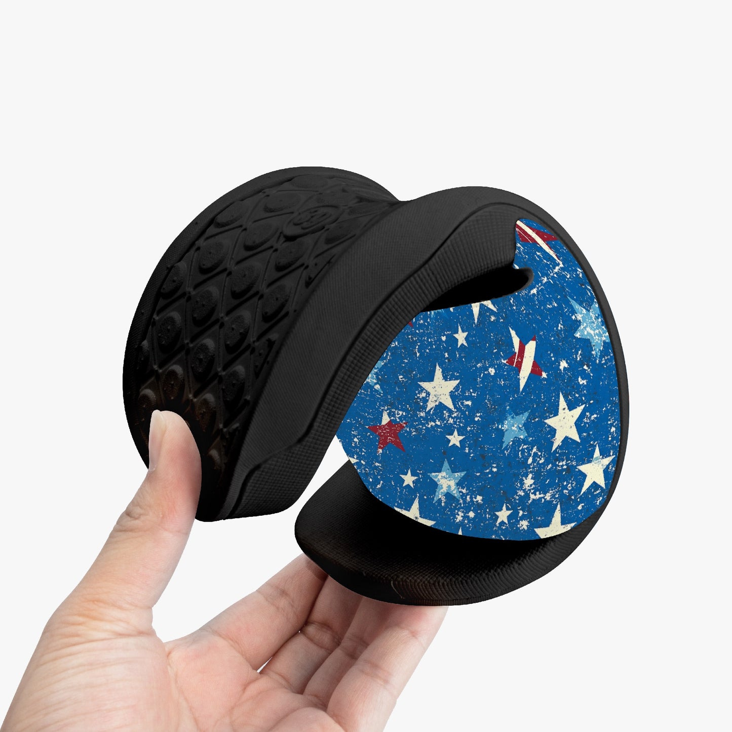 Blue Patriotic Star Slides – USA Comfort Sandals - Kim’s Signature Beauty & Accessories