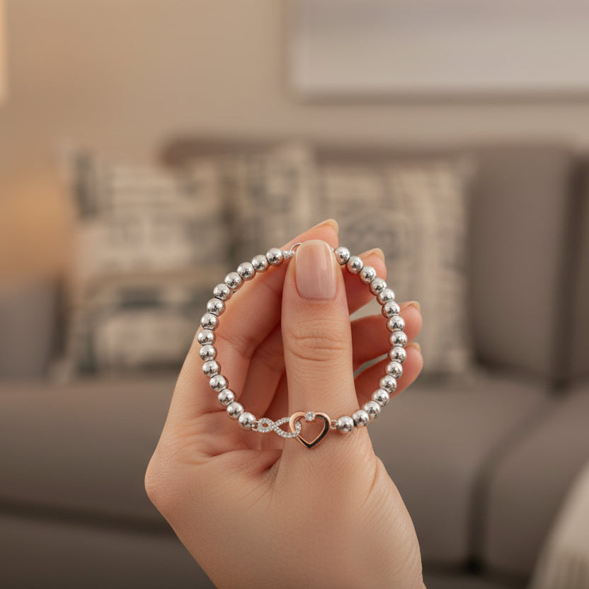 Bonus Mom Infinity Heart Bracelet – Gift for Stepmom - Kim’s Signature Beauty & Accessories