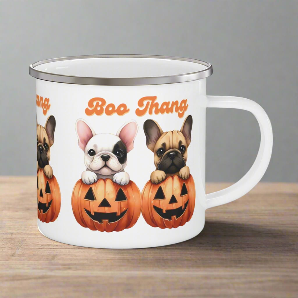 Boo Thang Enamel Camping Mug - Kim’s Signature Beauty & Accessories (Store description)