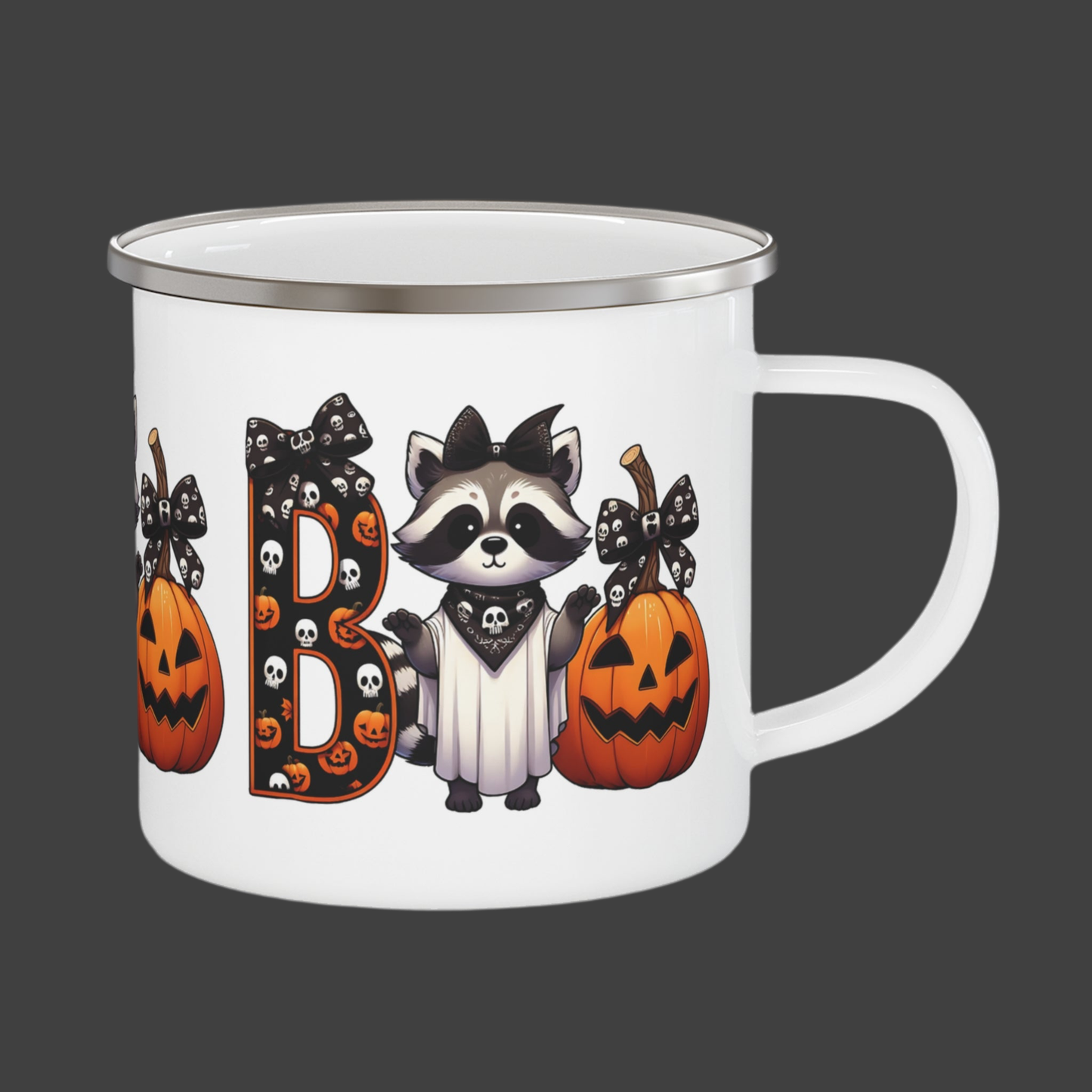 Boo Enamel Camping Mug - Kim’s Signature Beauty & Accessories (Store description)