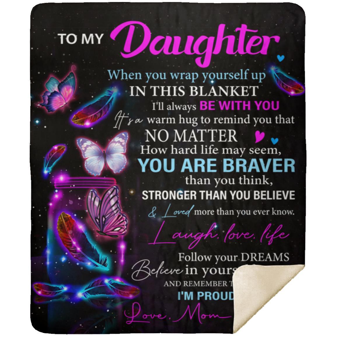 Daughter Butterfly Blanket from Mom - Kim’s Signature Beauty & Accessories (Store description)