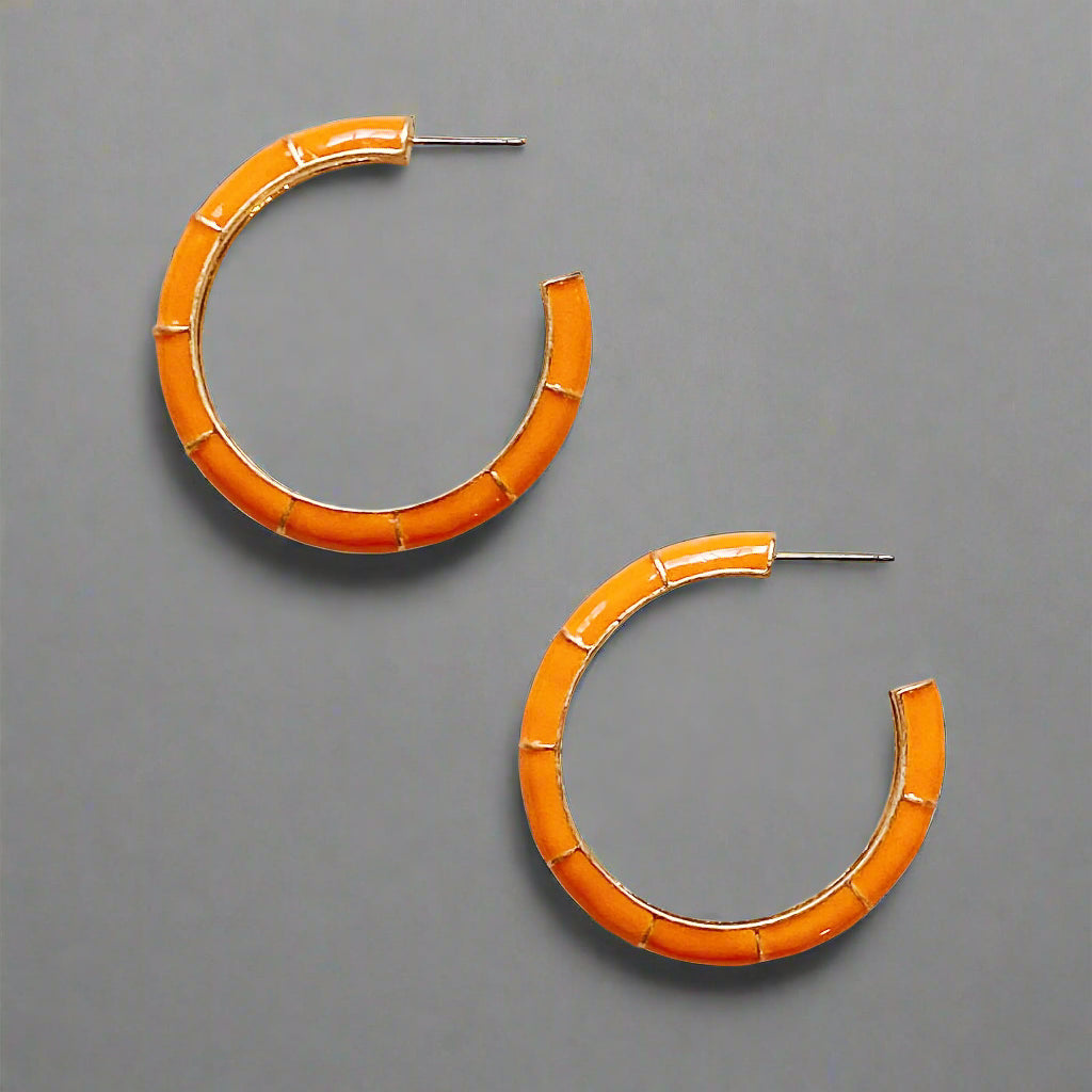 Candy Drop Colored Hoop Earrings - Kim’s Signature Beauty & Accessories