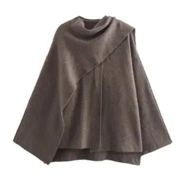 Cardigan with Asymmetrical Scarf - Kim’s Signature Beauty & Accessories