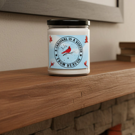 Cardinal is a Visitor Scented Soy Candle, 9oz - Kim’s Signature Beauty & Accessories