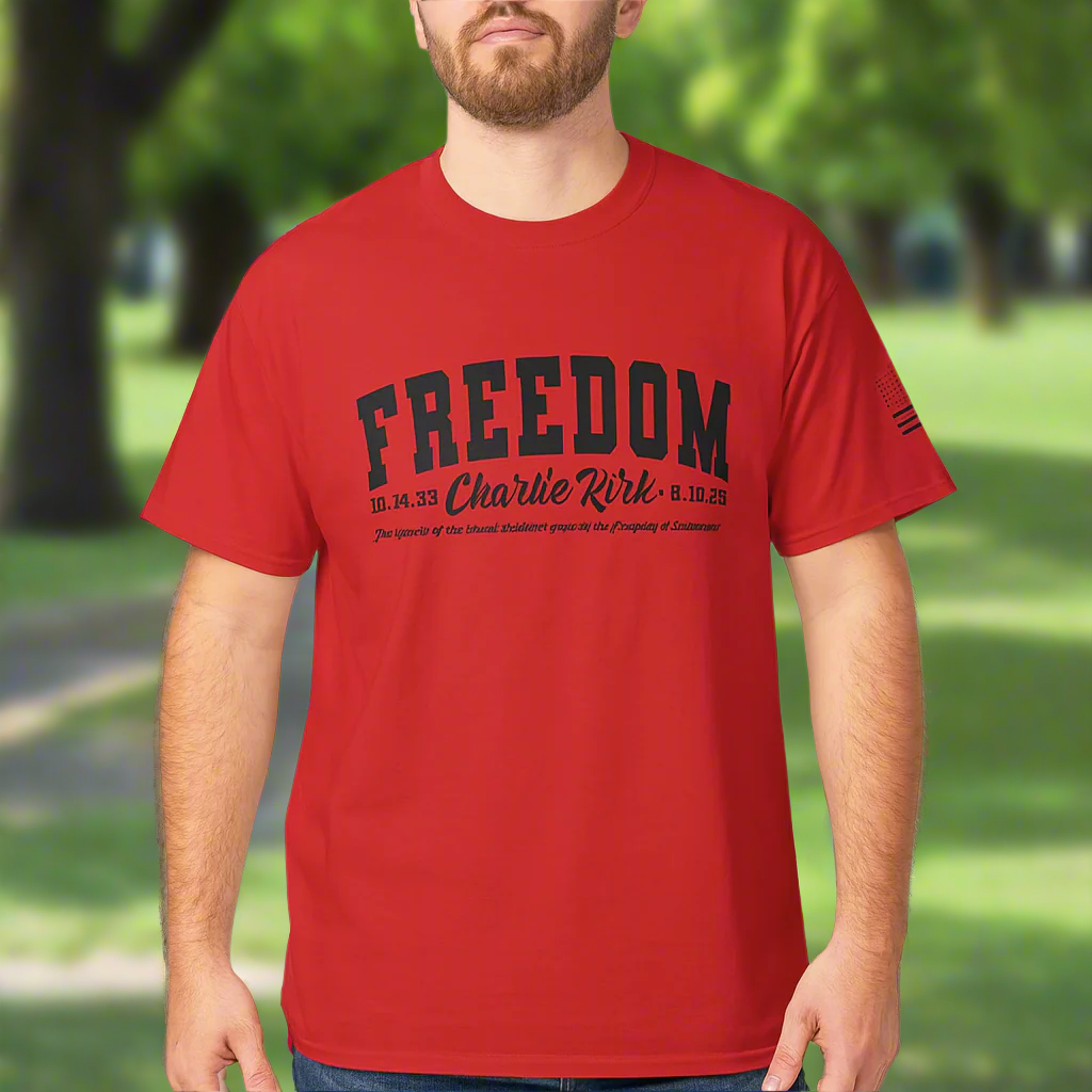 Freedom USA | Stylish Casual Wear, Comfortable Big Sizes, Unisex Cotton Tee - Kim’s Signature Beauty & Accessories