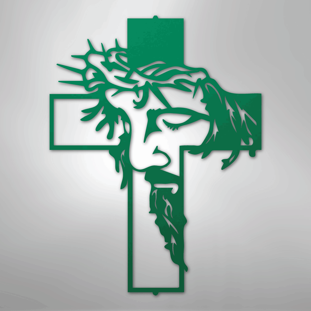 Christ Cross - Steel Sign - Kim’s Signature Beauty & Accessories