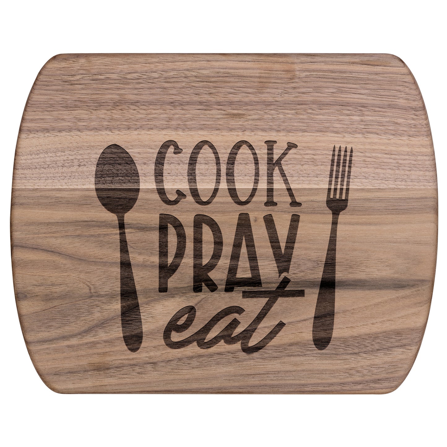Cook, Pray, Eat Cutting Board - Kim’s Signature Beauty & Accessories (Store description)