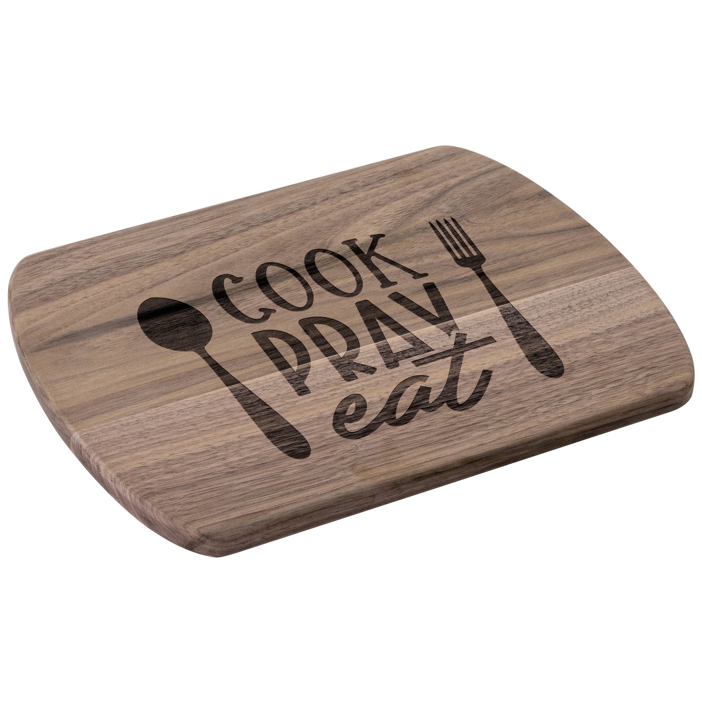 Cook, Pray, Eat Cutting Board - Kim’s Signature Beauty & Accessories (Store description)