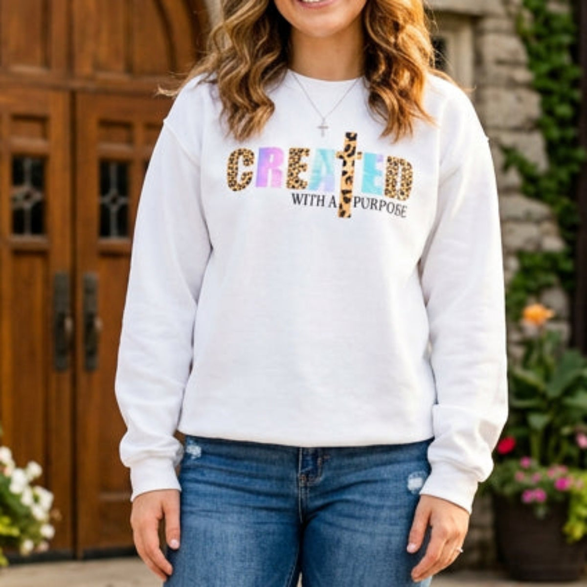 Created with Purpose Sweatshirt - Kim’s Signature Beauty & Accessories