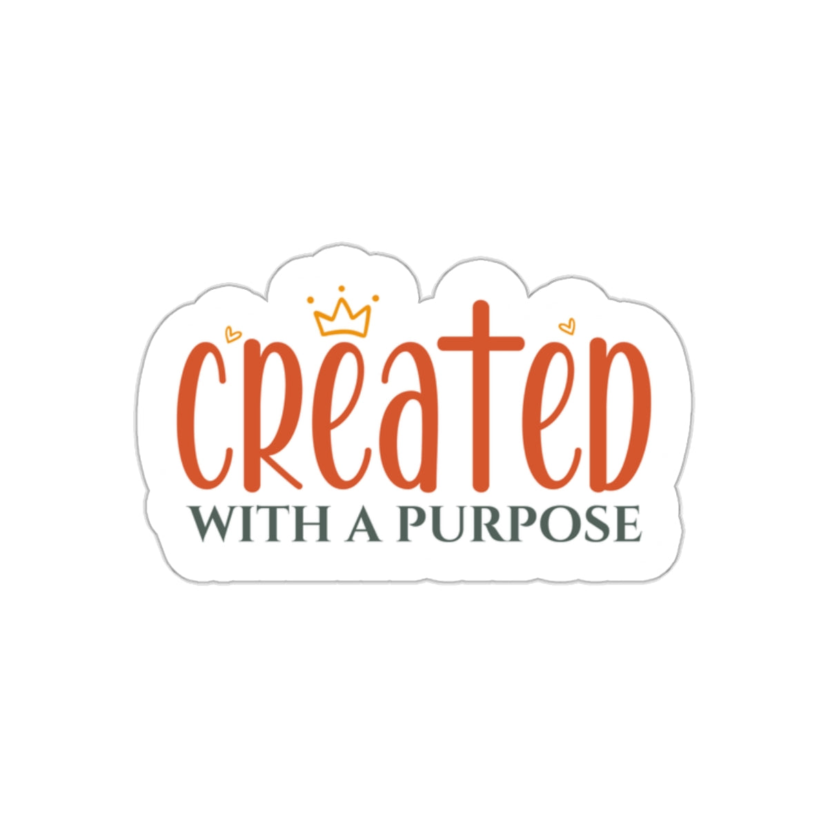 Created with a Purpose Sticker - Kim’s Signature Beauty & Accessories