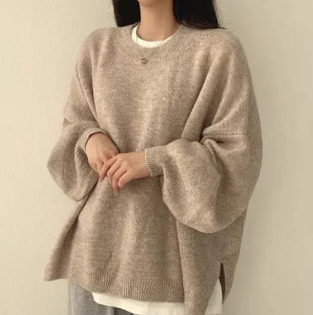 Crew Neck Pullover Sweater For Women - Kim’s Signature Beauty & Accessories
