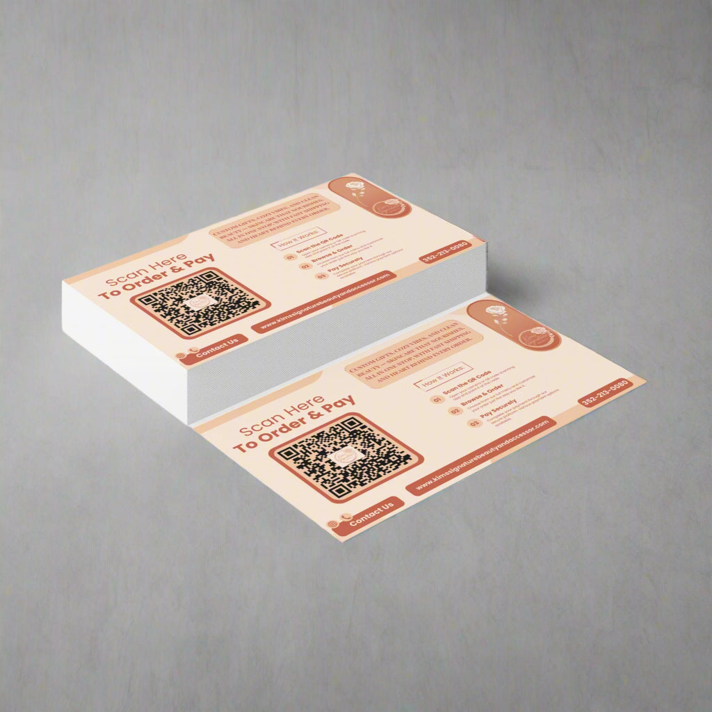 Custom Business Cards – Designed Just for You! - Kim’s Signature Beauty & Accessories