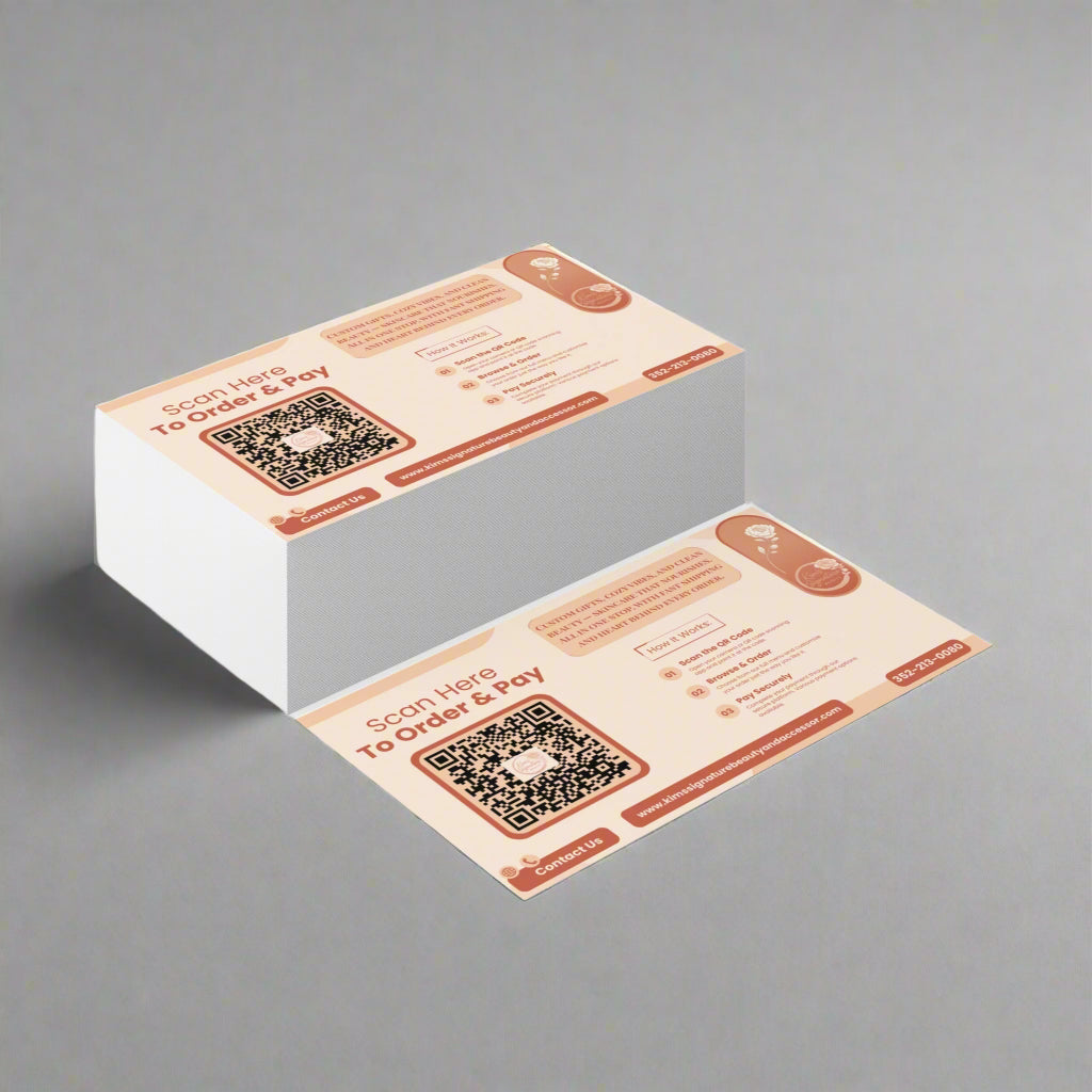 Custom Business Cards – Designed Just for You! - Kim’s Signature Beauty & Accessories