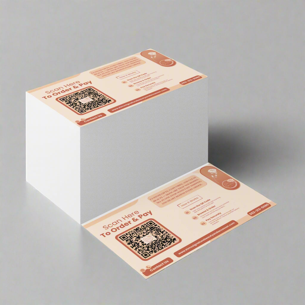 Custom Business Cards – Designed Just for You! - Kim’s Signature Beauty & Accessories
