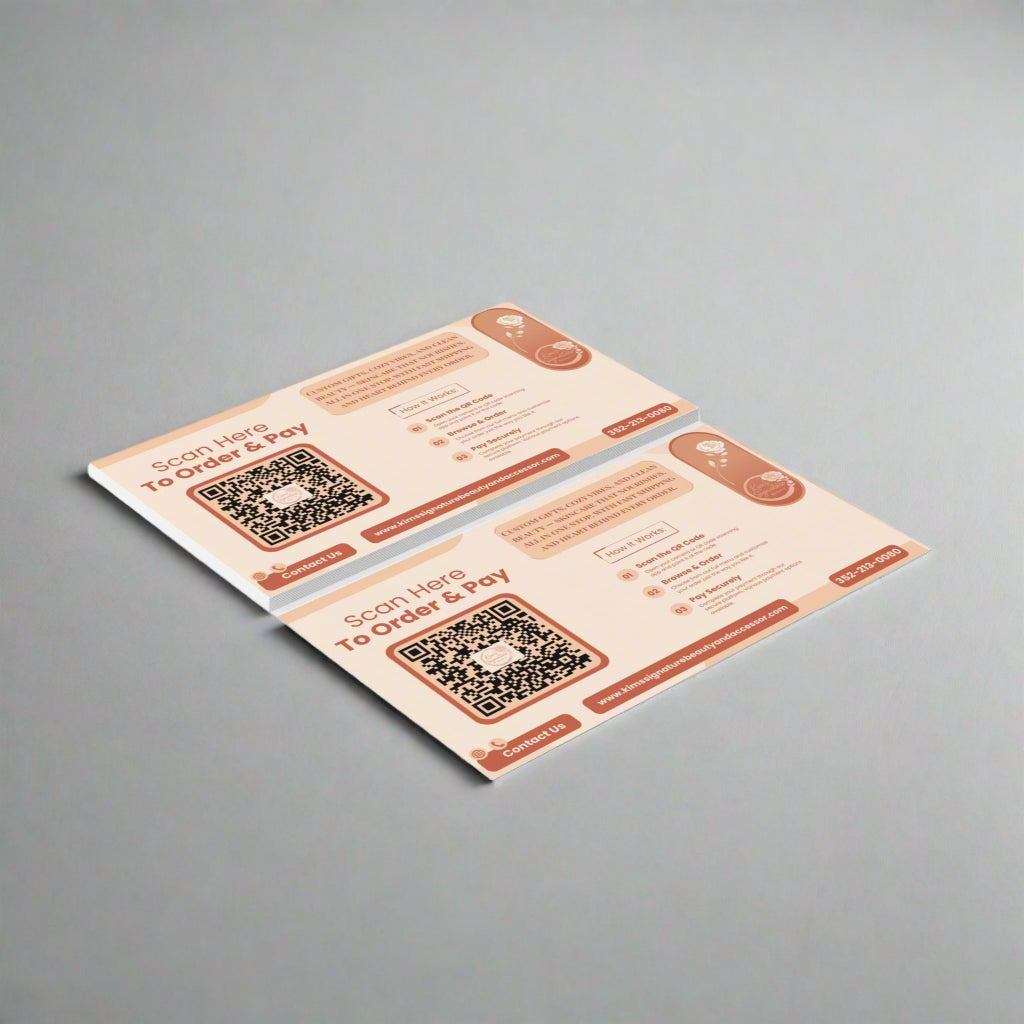 Custom Business Cards – Designed Just for You! - Kim’s Signature Beauty & Accessories