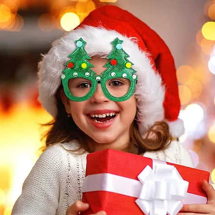 Sparkly Christmas Party Glasses (12 PACK) - Kim’s Signature Beauty & Accessories (Store description)