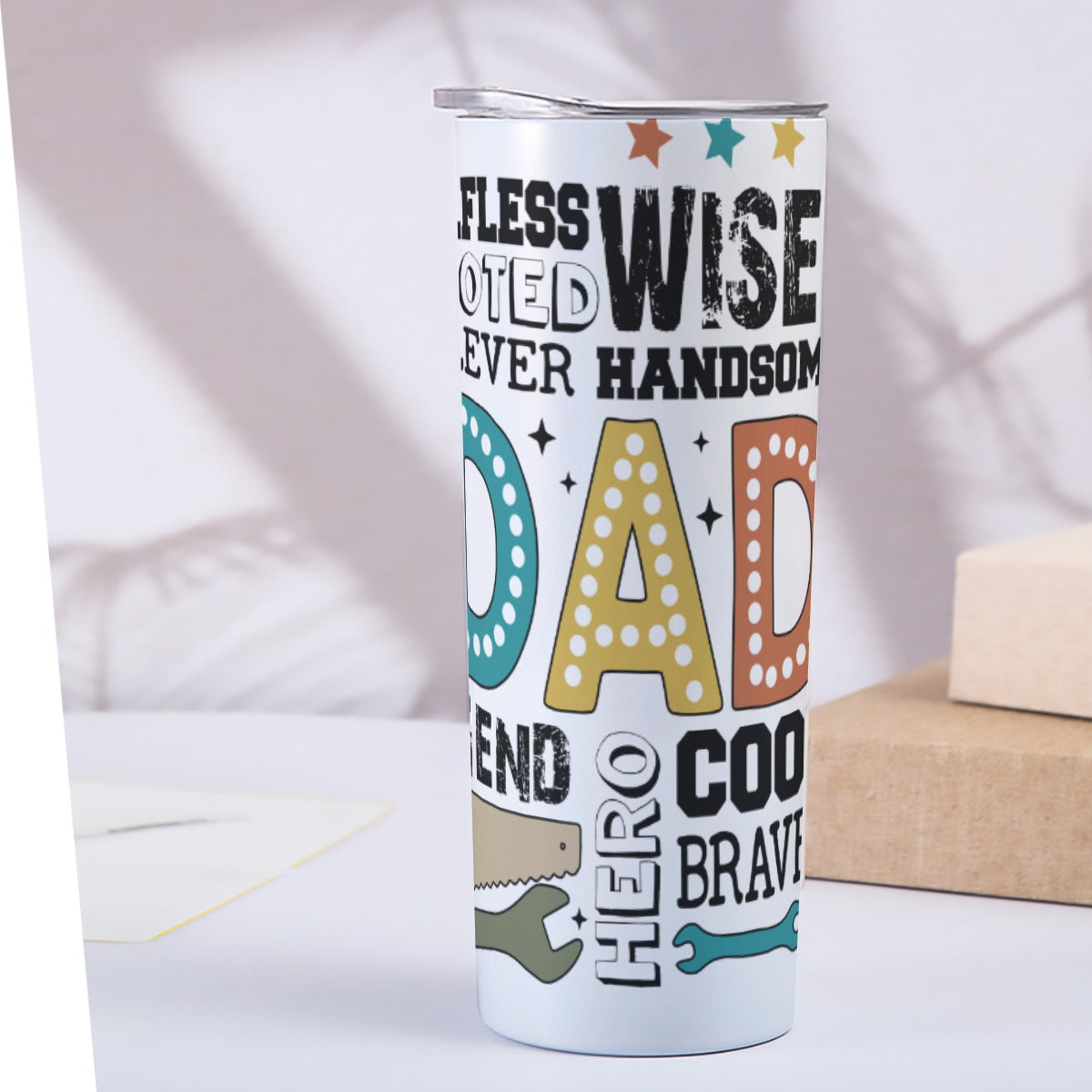 Dad Definition Tumbler – Tools, Traits & Cool Words - Kim’s Signature Beauty & Accessories