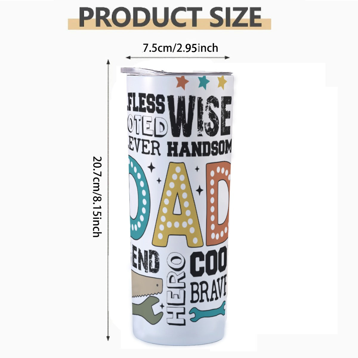 Dad Definition Tumbler – Tools, Traits & Cool Words - Kim’s Signature Beauty & Accessories