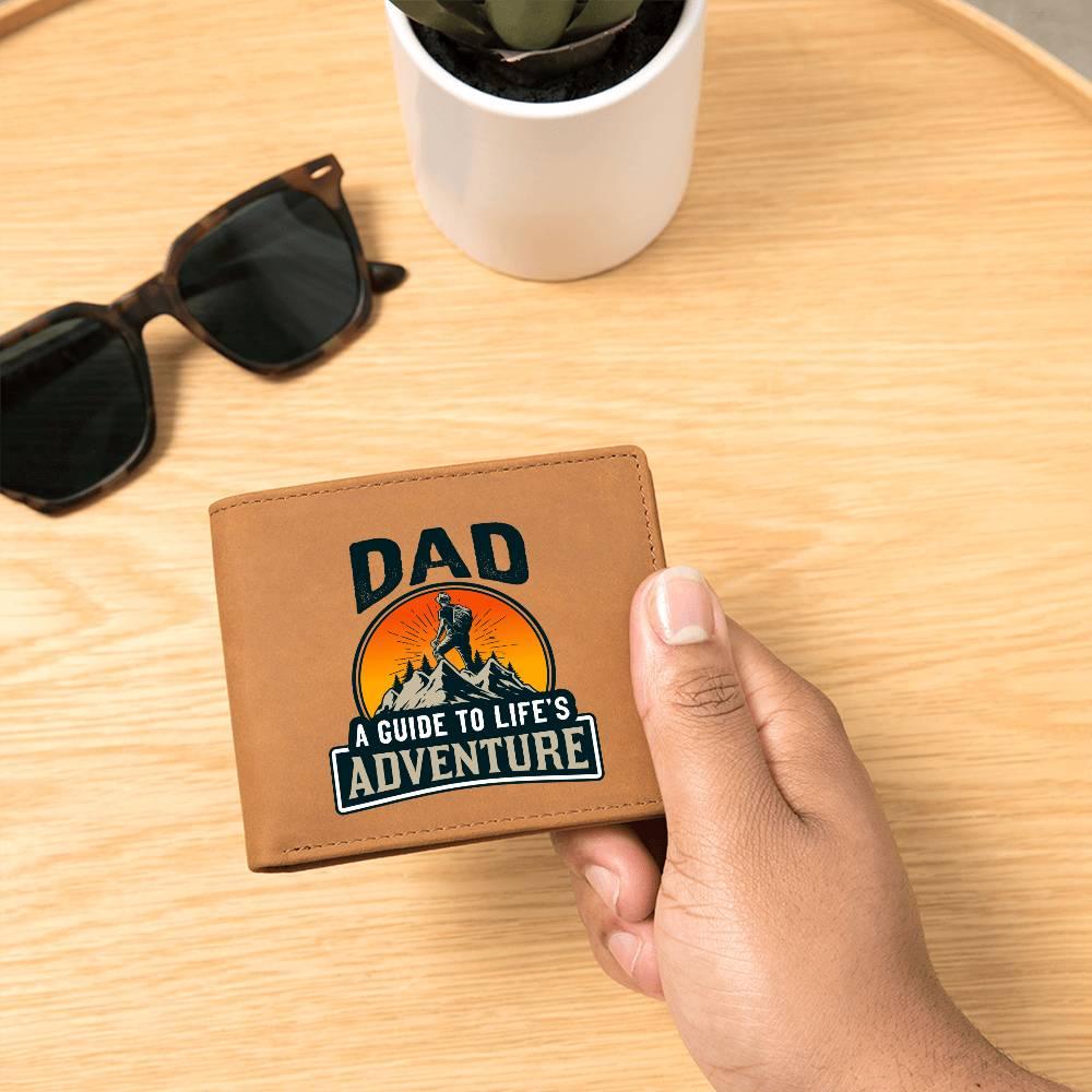 Dad, Life's Adventure Leather Wallet - Kim’s Signature Beauty & Accessories