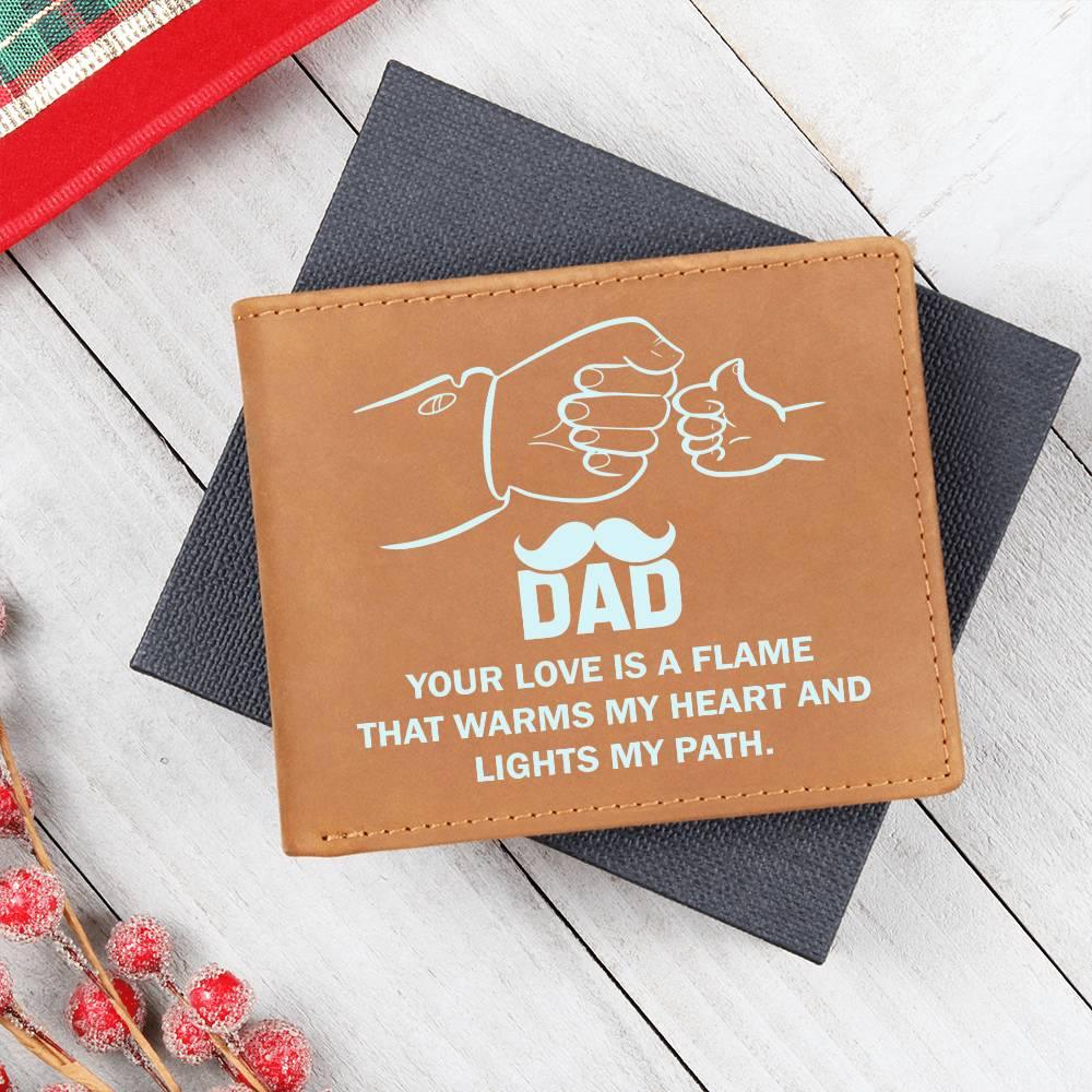 Dad, Your Love is a Flame Wallet - Kim’s Signature Beauty & Accessories