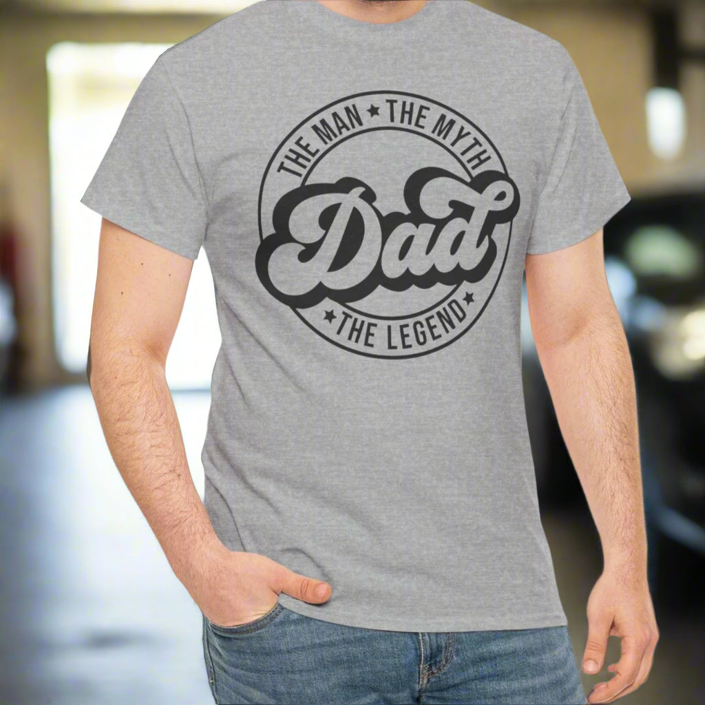 Dad, the Myth, the Legend Cotton Tee - Kim’s Signature Beauty & Accessories