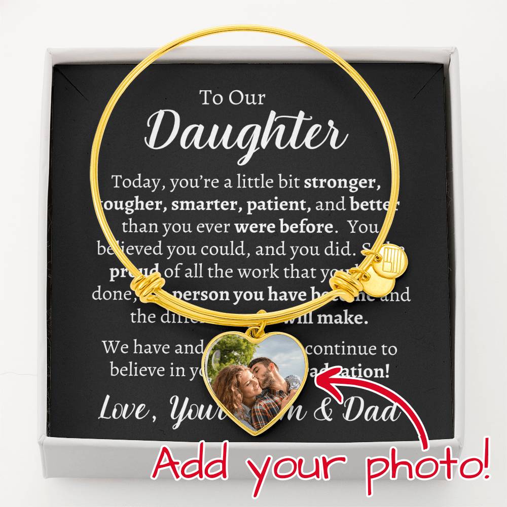 Daughter Graduation Photo Upload Bracelet - Kim’s Signature Beauty & Accessories