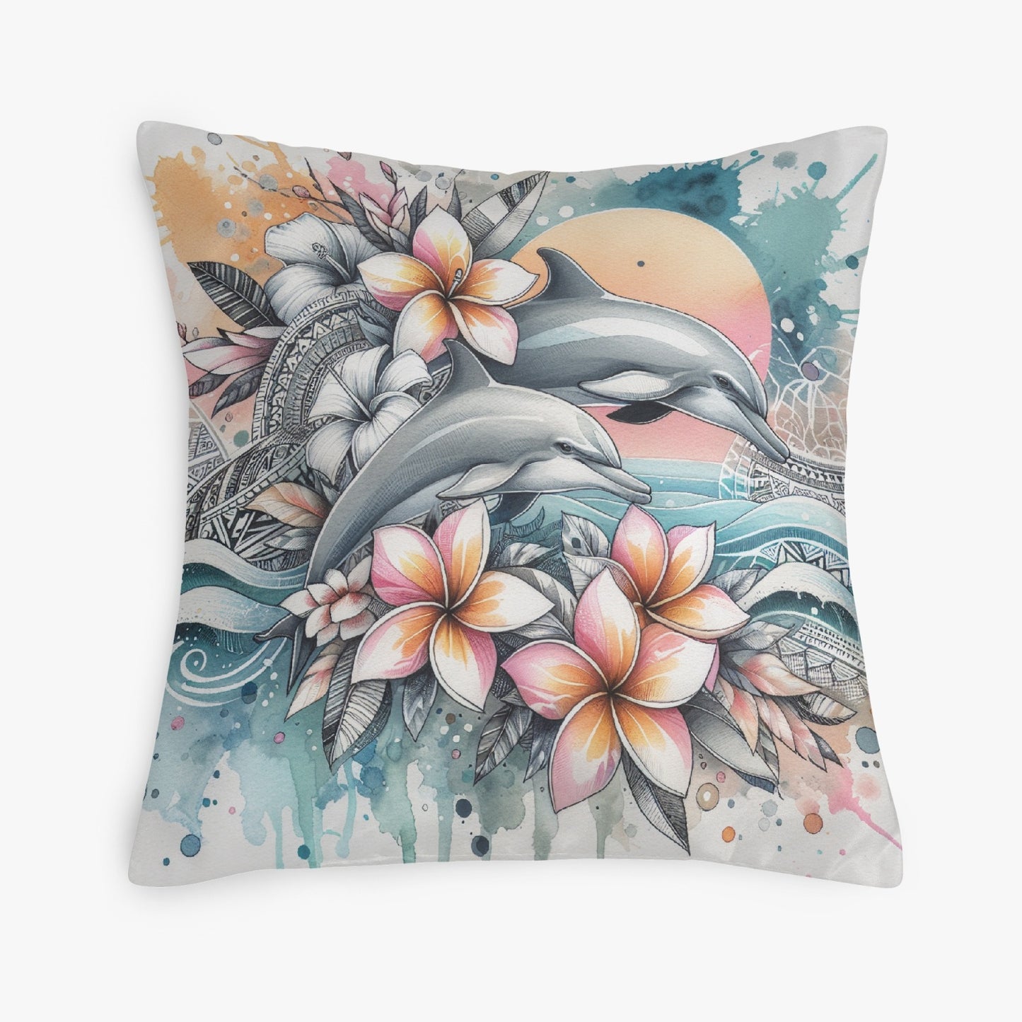 Delightful Dolphins Undersea Pillow Cover - Kim’s Signature Beauty & Accessories