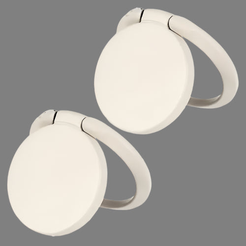 Dimeho 2PCS Cell Phone Ring Holder Stand – 360° Rotation Kickstand (White) - Kim’s Signature Beauty & Accessories
