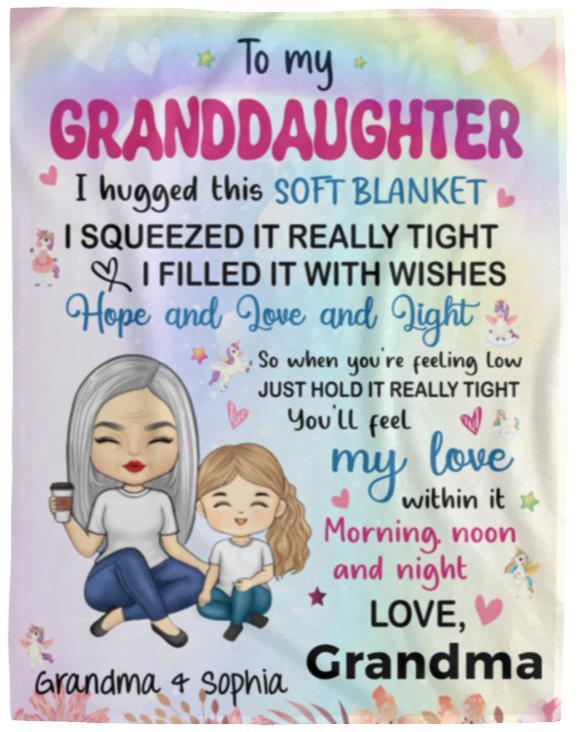 To My Granddaughter (Personalize) - Kim’s Signature Beauty & Accessories (Store description)