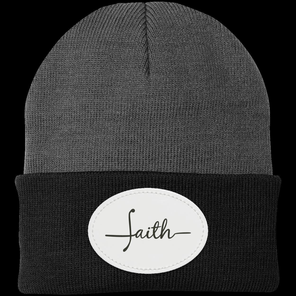Faith Knit Beanie – Simple & Inspirational Cold Weather Hat - Kim’s Signature Beauty & Accessories