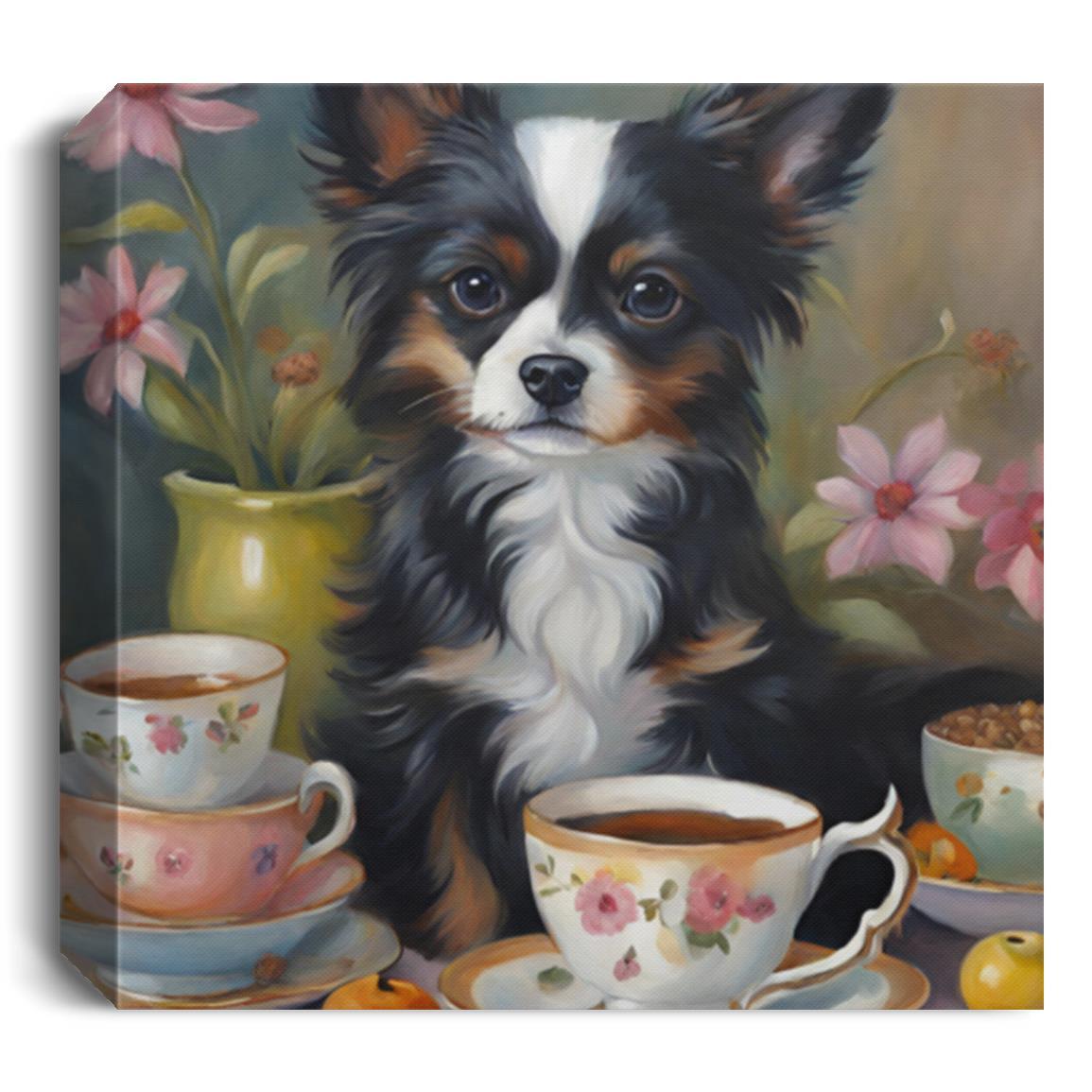 Tea Cup Pups Collection | Canvas Wall Art - Kim’s Signature Beauty & Accessories (Store description)