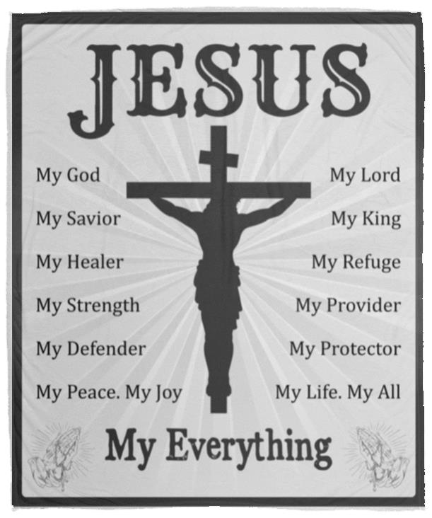 Jesus Blanket (50X60) - Kim’s Signature Beauty & Accessories (Store description)