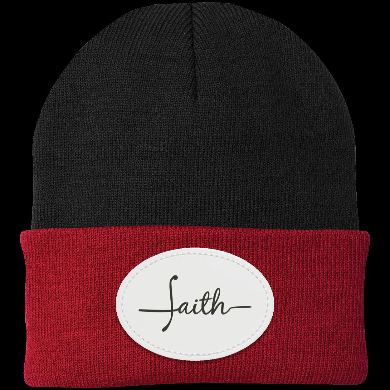 Faith Knit Beanie – Simple & Inspirational Cold Weather Hat - Kim’s Signature Beauty & Accessories