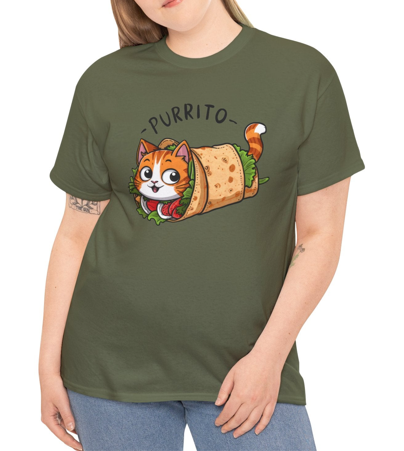 Purrito Cat | Tee - Kim’s Signature Beauty & Accessories