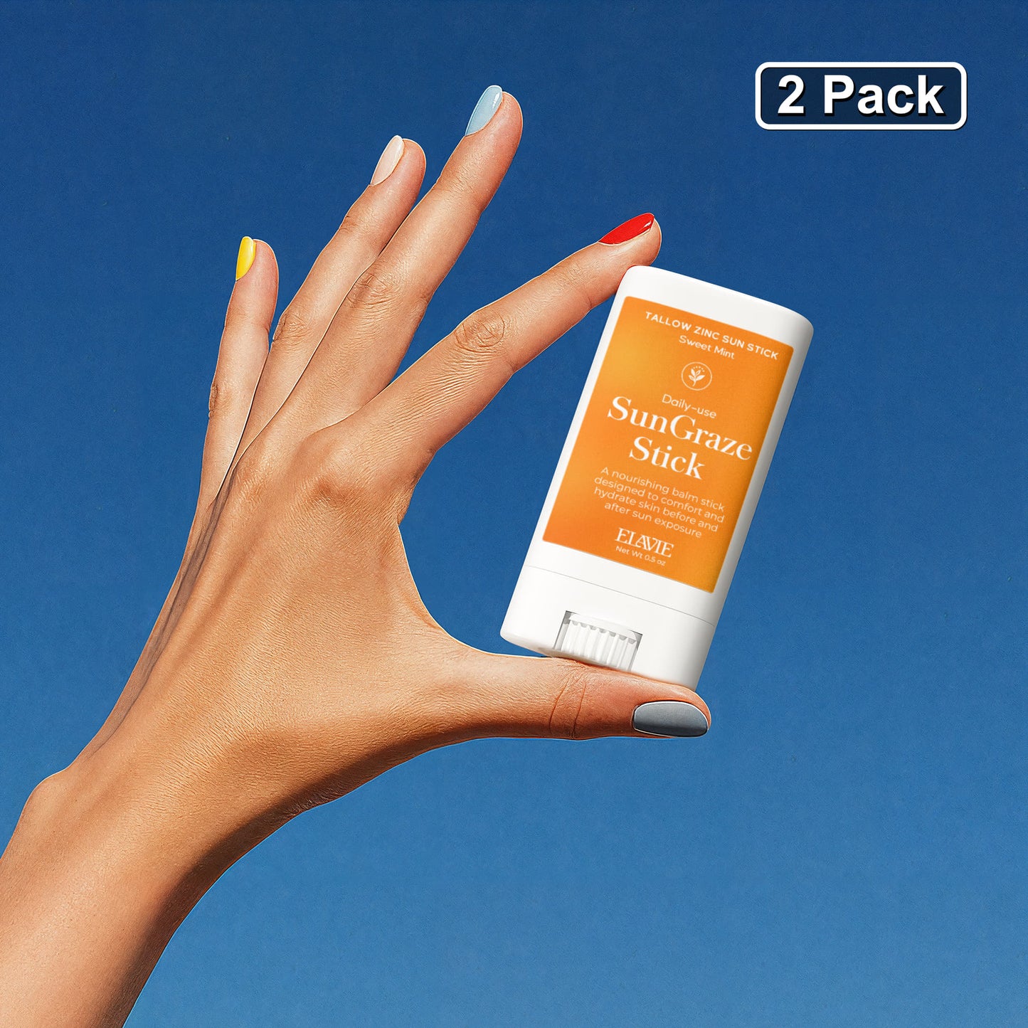 Elavie (2 Pack) SunGraze Tallow Zinc Balm Stick - Kim’s Signature Beauty & Accessories