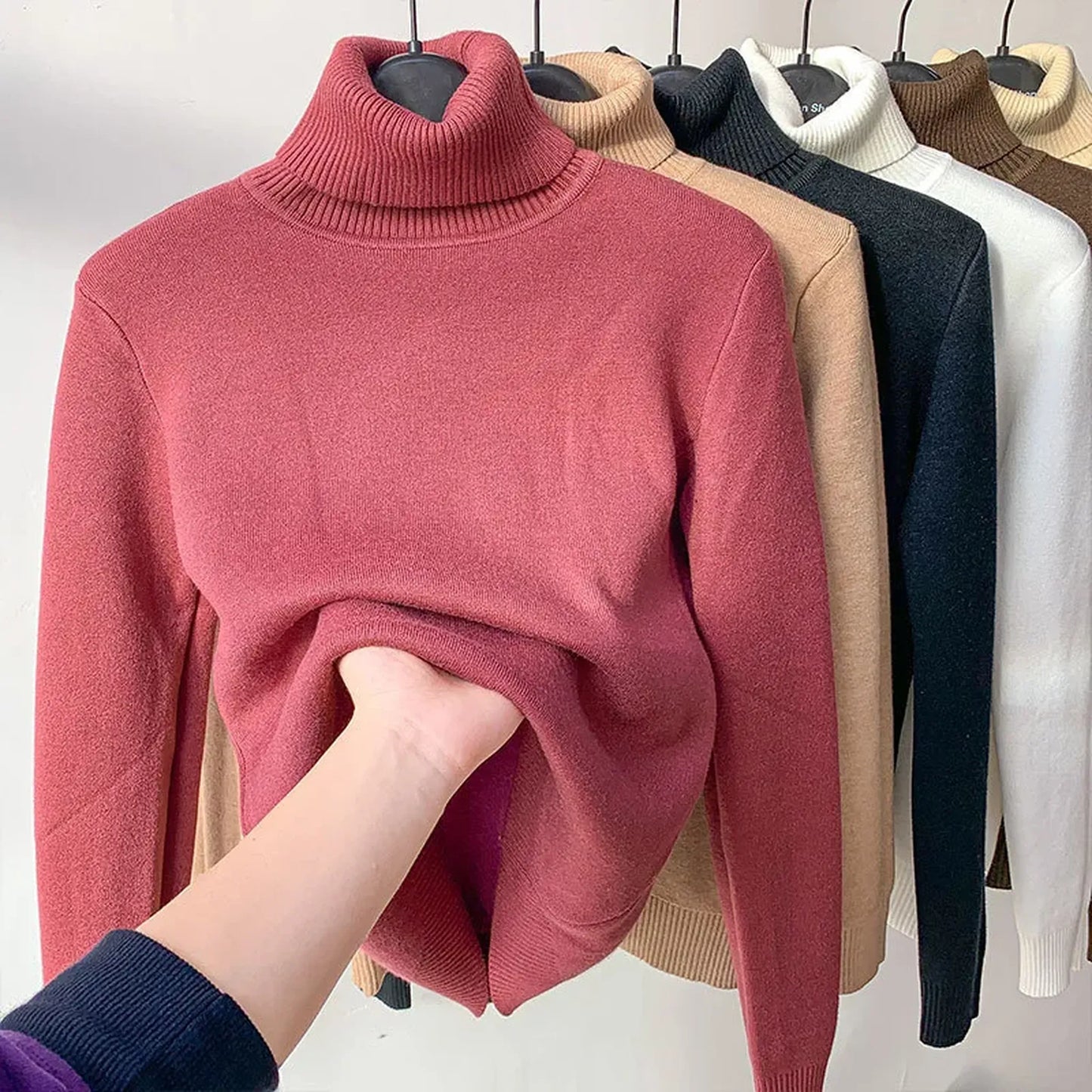 Elegant Turtleneck Winter Sweater - Kim’s Signature Beauty & Accessories
