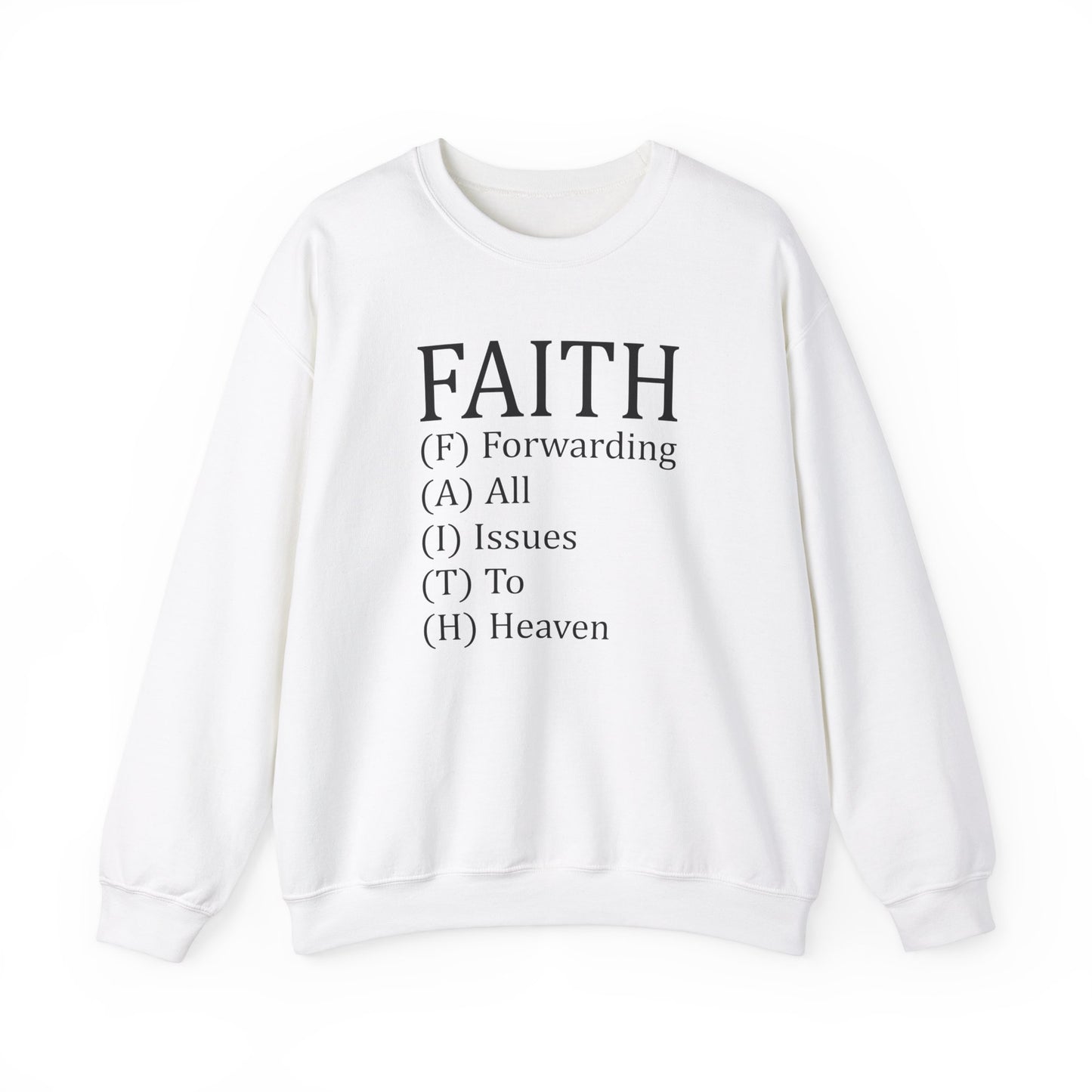 F.A.I.T.H Crewneck Sweatshirt - Kim’s Signature Beauty & Accessories