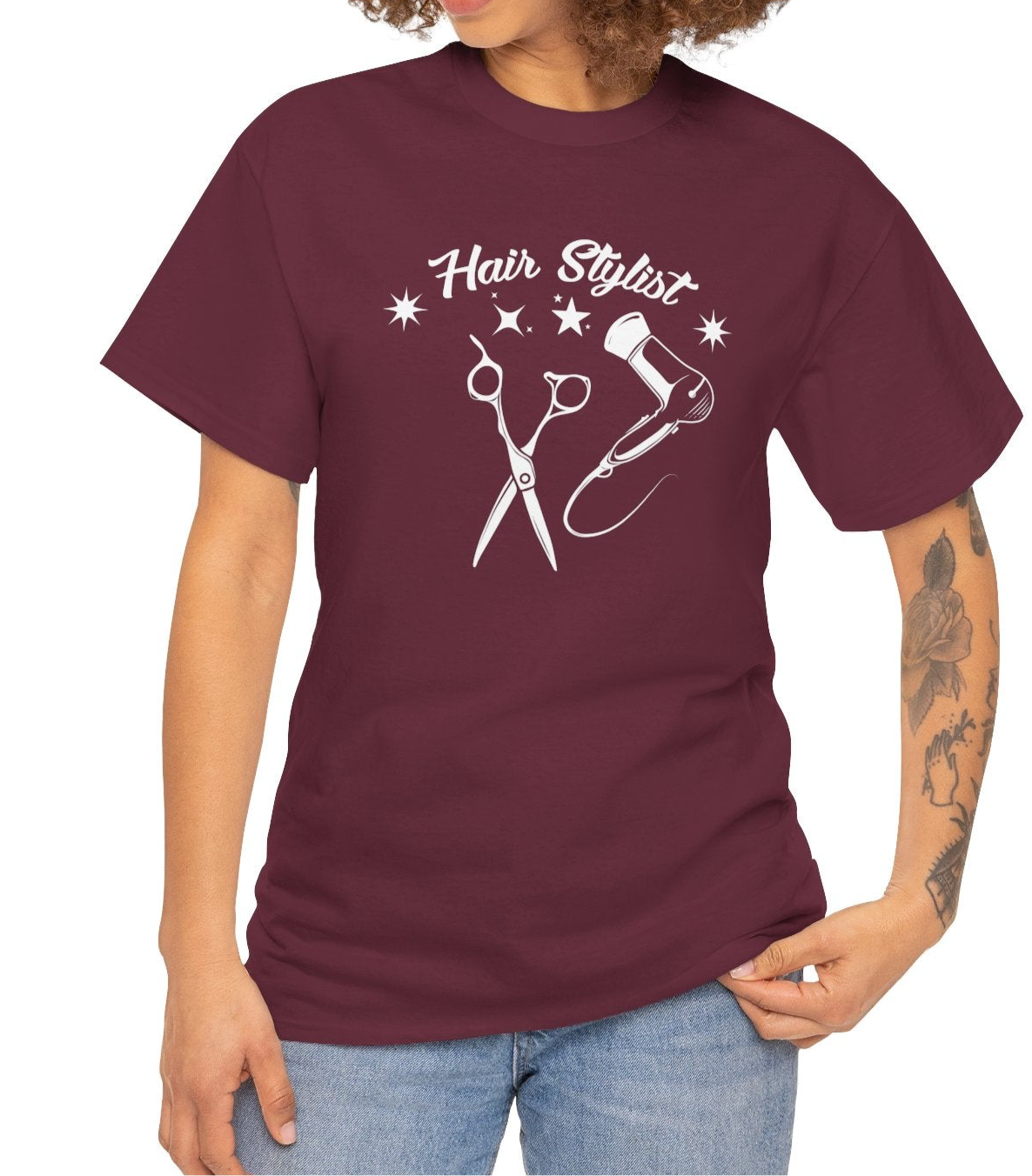 Hair Stylist Cotton Tee - Kim’s Signature Beauty & Accessories