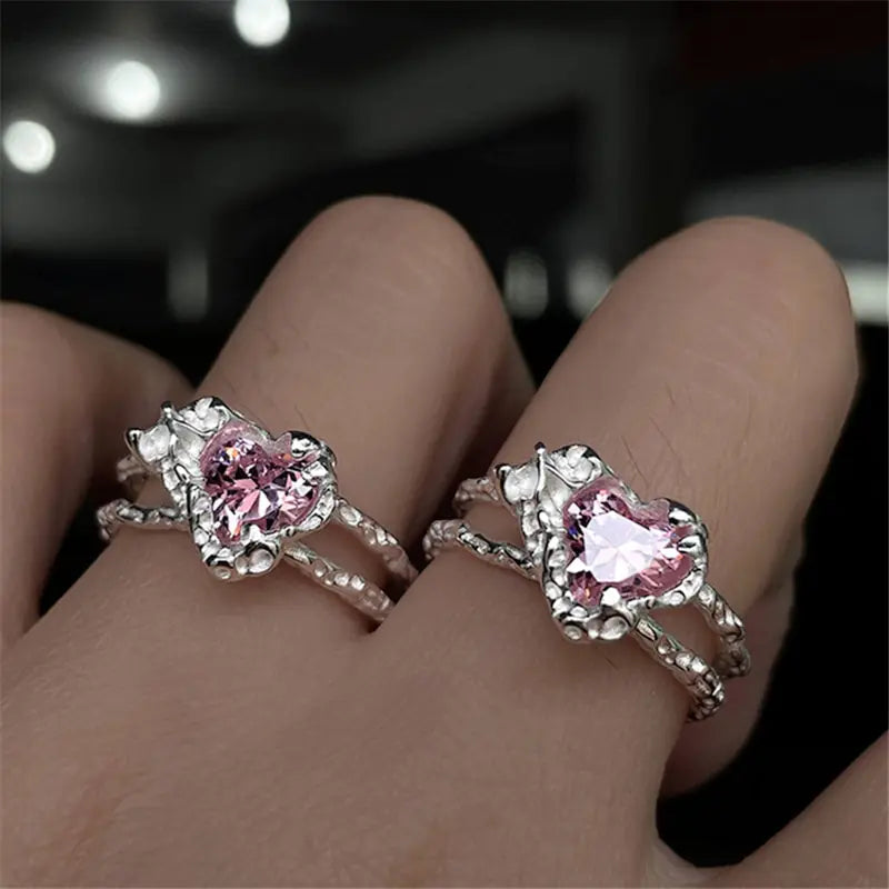 Colorful Stone Geometric Rings - Kim’s Signature Beauty & Accessories