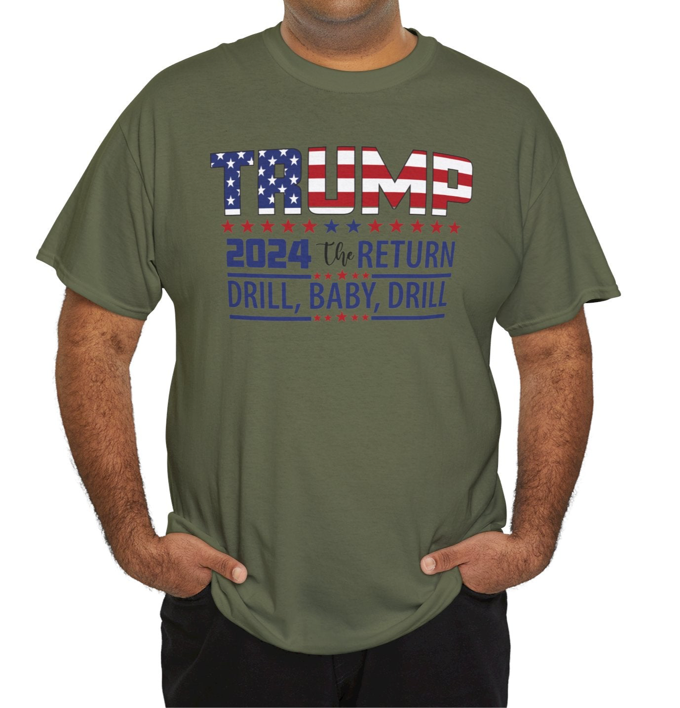 Trump- Drill Baby Drill | Tee - Kim’s Signature Beauty & Accessories (Store description)