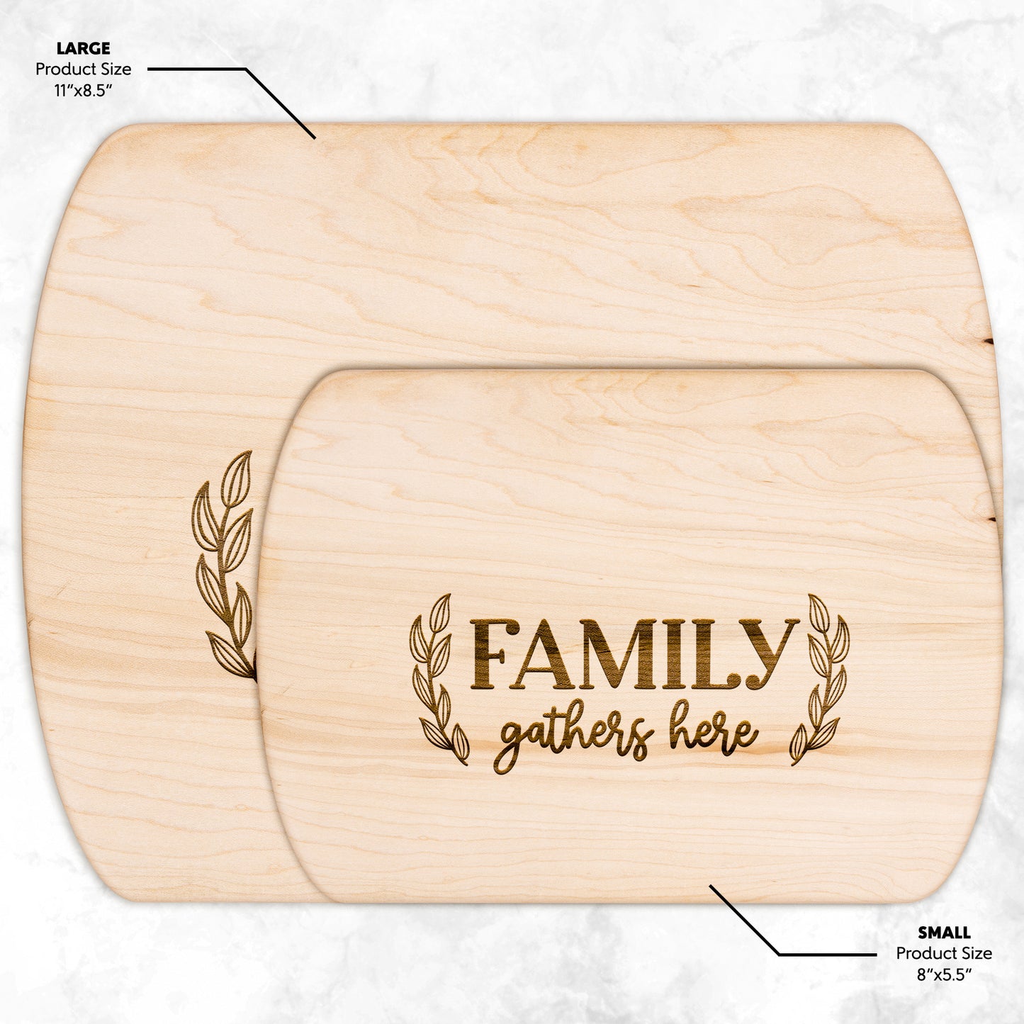 Family Gathers. Cutting Board - Kim’s Signature Beauty & Accessories (Store description)