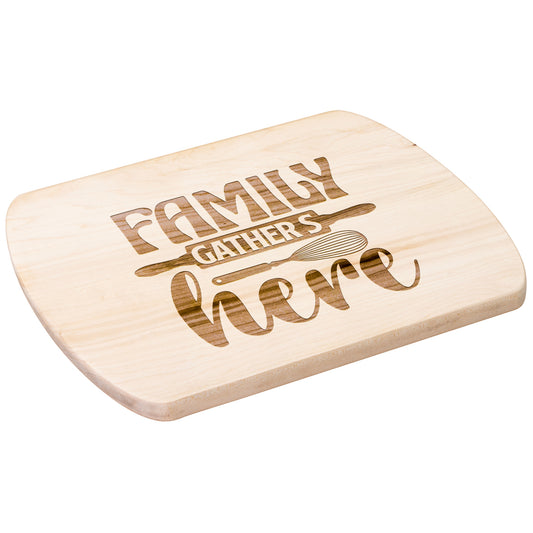 Family Gathers Here Cutting Board - Kim’s Signature Beauty & Accessories